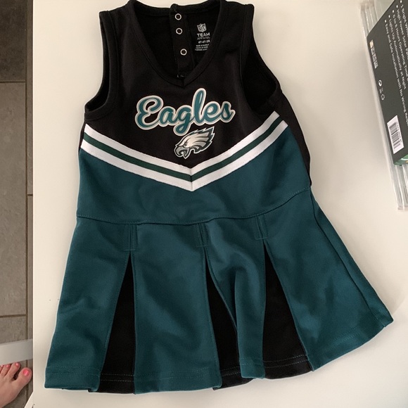 NFL Other - EUC NFL Team Apparel Philadelphia Eagles Mini Cheerleader Dress Size 4T